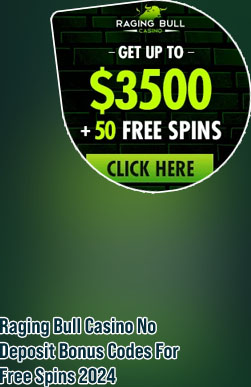 Raging bull casino free spins 2024